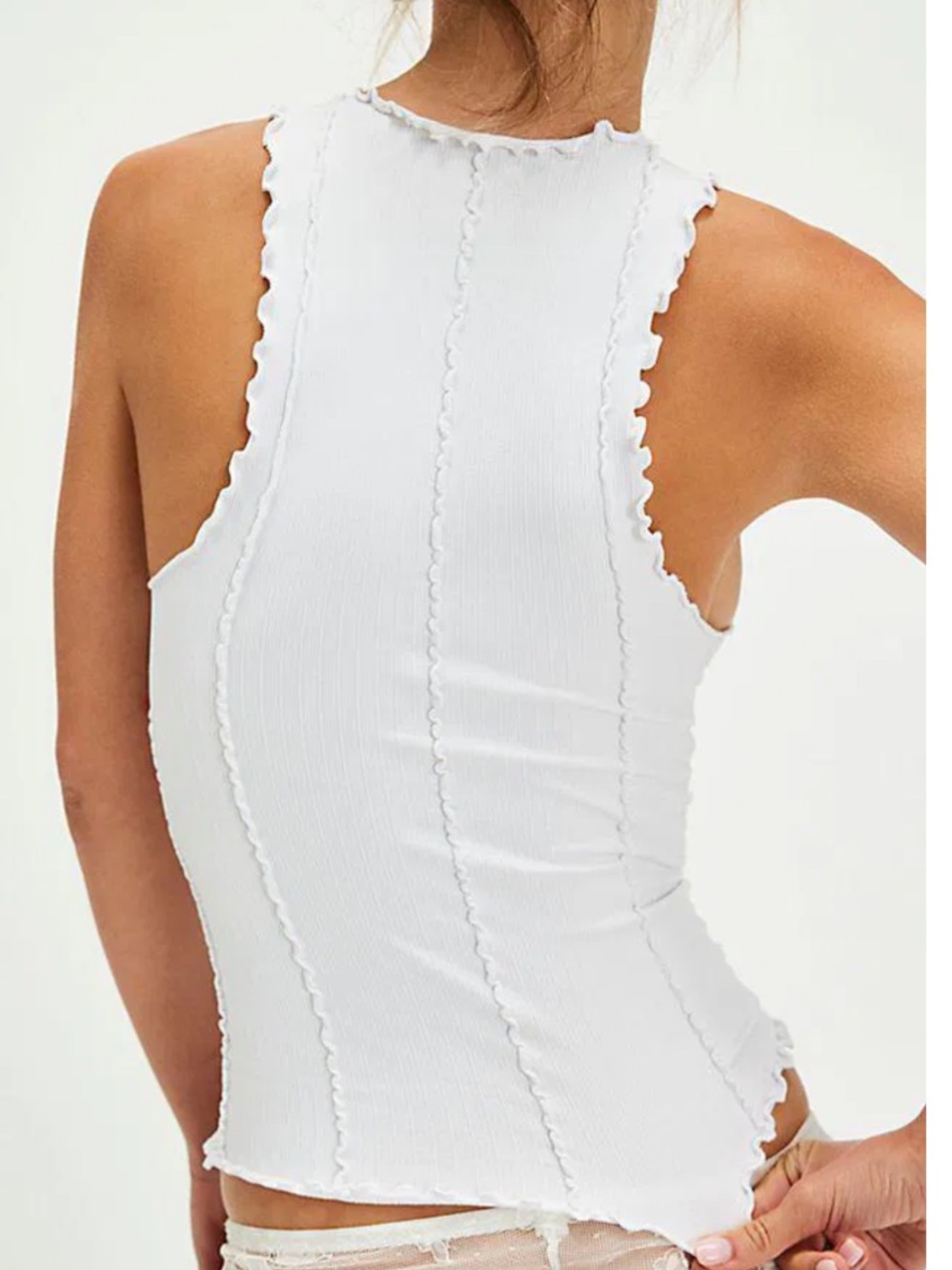 Free People Intimately Better This Way White Tank Top - Picture 4 of 11